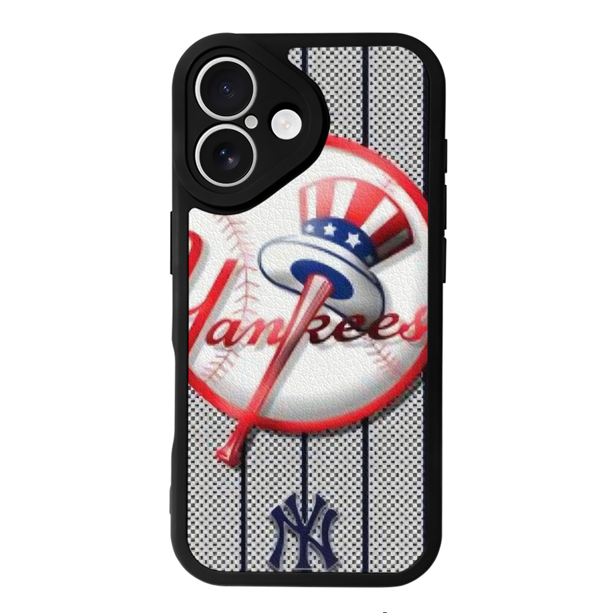 New York Yankees 191 IPhone 16 Silicone Leather Case – UV Print, Lambskin Texture – Perfect Fit, Wireless Charging Compatible, Scratch Resistant, Precise Cutouts – Stylish Protection For IPhone 16